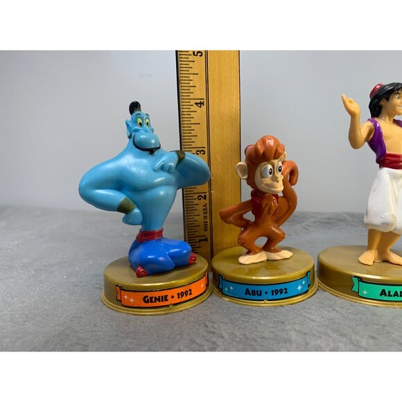 Vintage McDonalds 2002 Disney Aladdin Figure Set Featuring Genie Abu Aladdin Jas - Picture 15 of 16